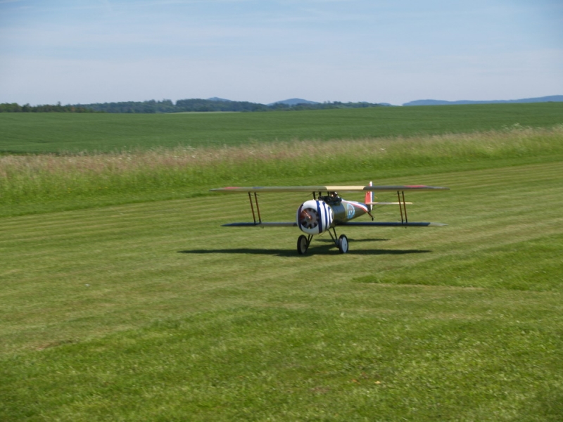 Nieuport N28 v měřítku 1:2,75