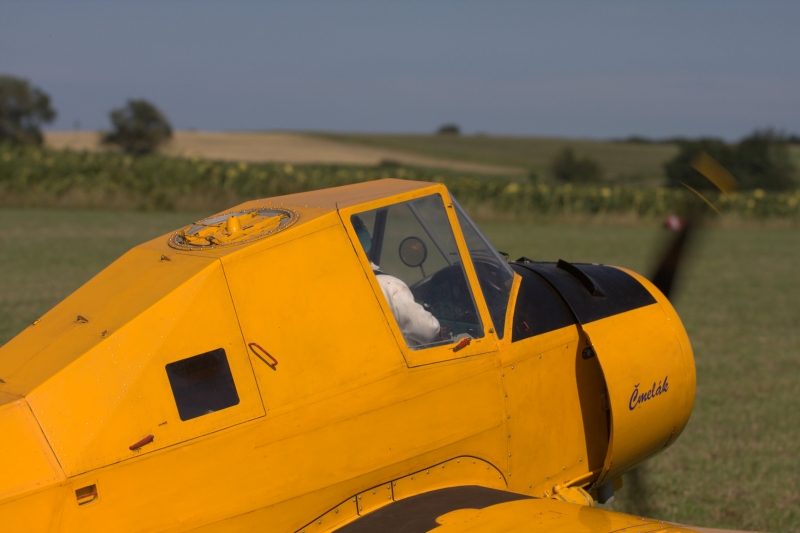 Čmelda už i s pilotem