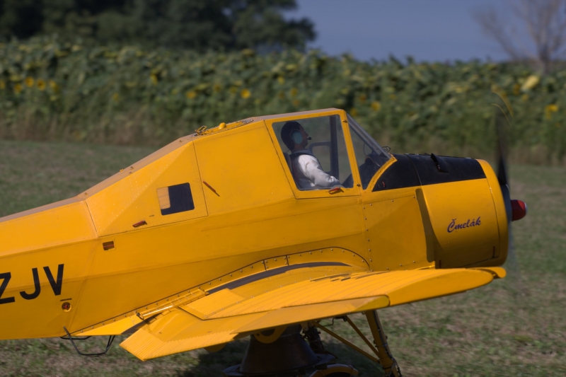 Čmelda už i s pilotem