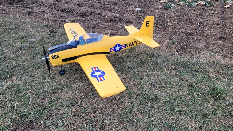 Trojan T-28 E-flite