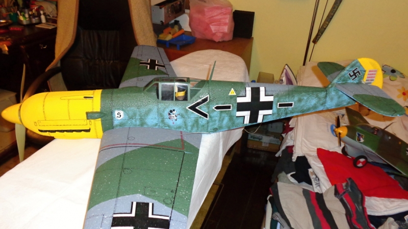 Messerschmitt Bf-109 E (1100 mm)