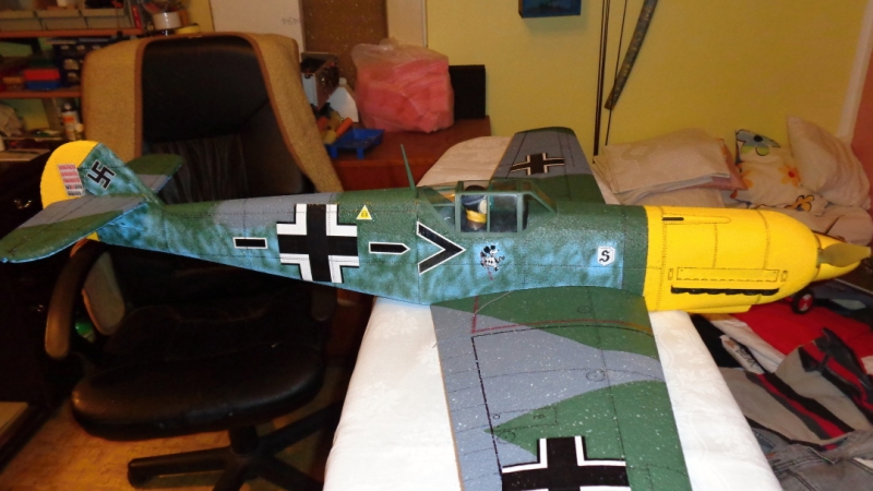 Messerschmitt Bf-109 E (1100 mm)